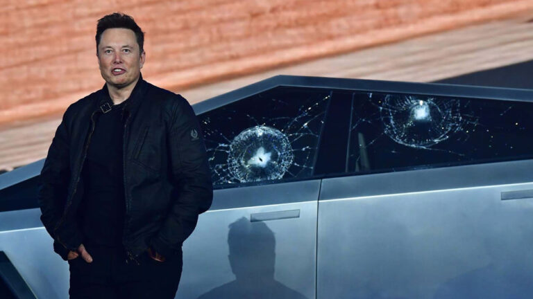 tesla cybertruck fail