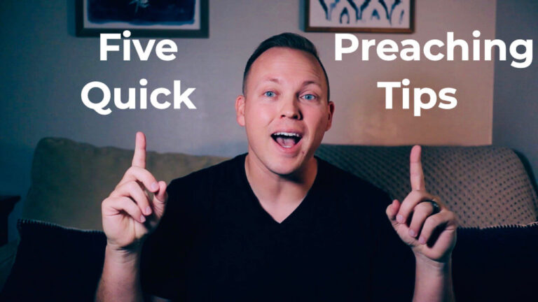 quick preaching tips
