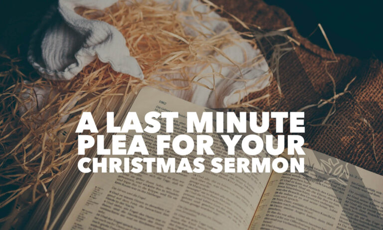 your Christmas sermon