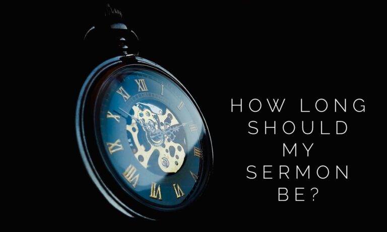 how long should my sermon be?
