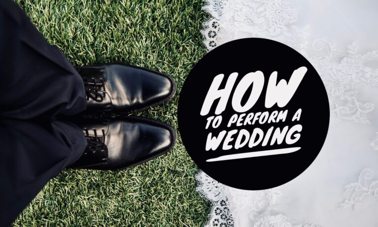 how to perform a wedding