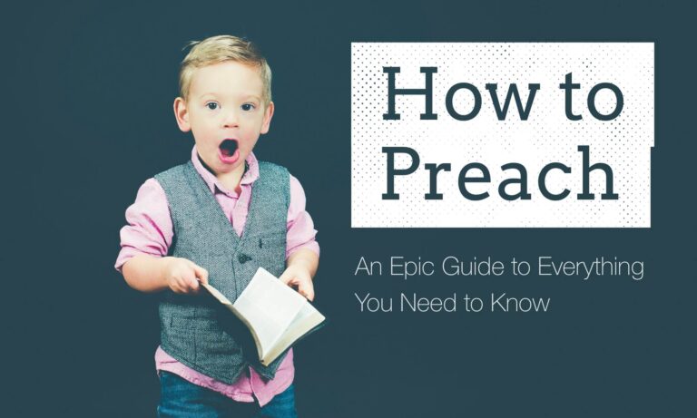 how to preach an epic guide