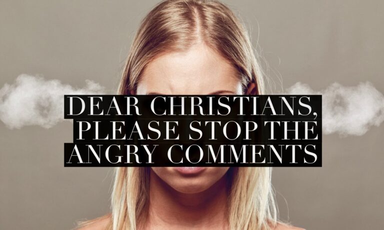 christians stop angry social media comments