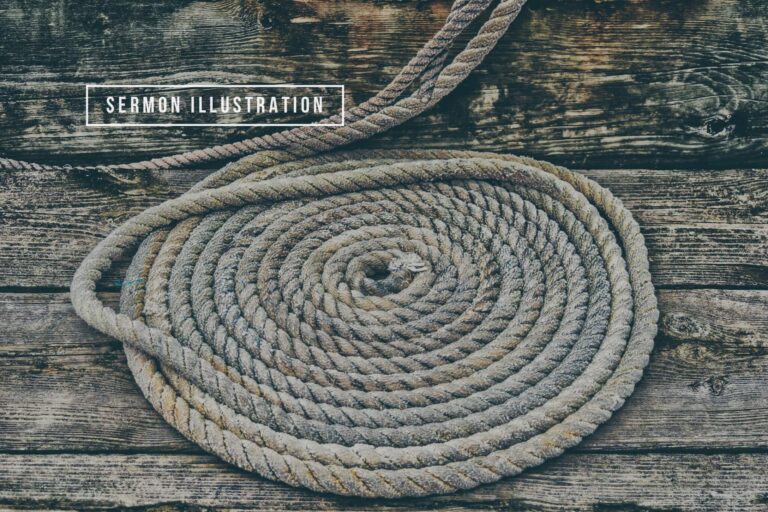 Francis Chan Rope Illustration (Sermon Illustration)