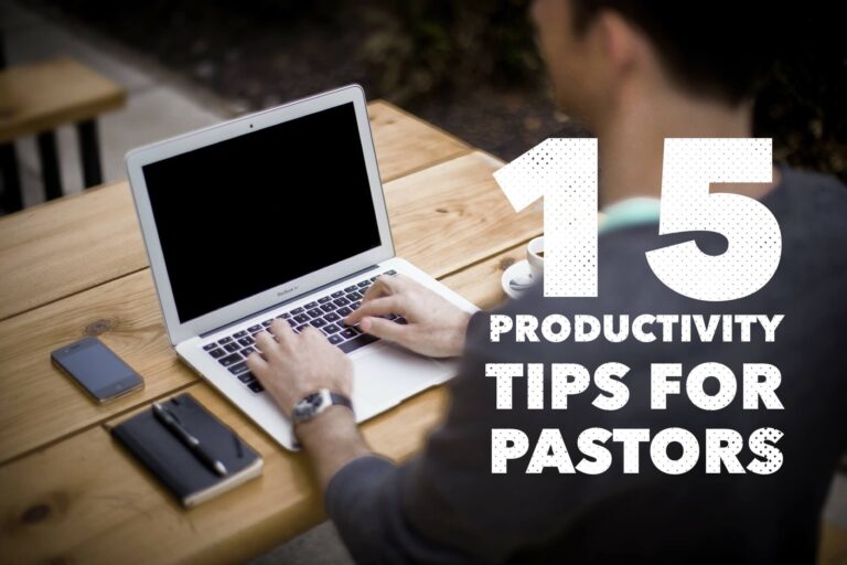 productivity tips for pastors