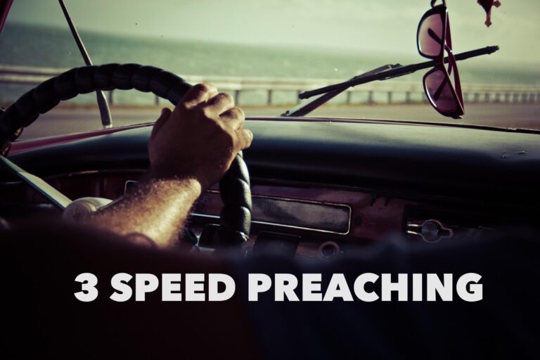 3 speed preaching master preaching pace