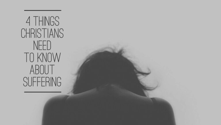 things Christians need to know about suffering