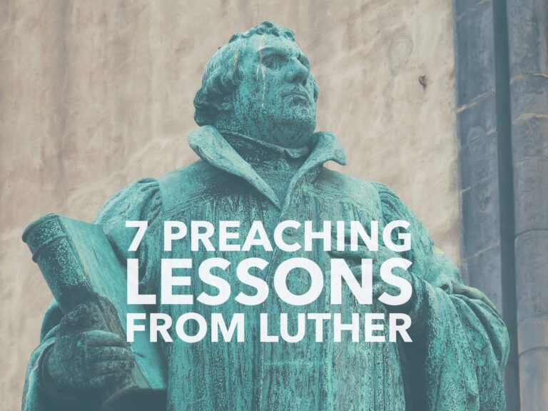 preaching lessons from Luther
