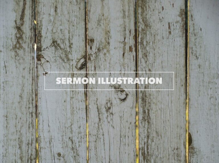Holes In The Fence (Sermon Illustration)