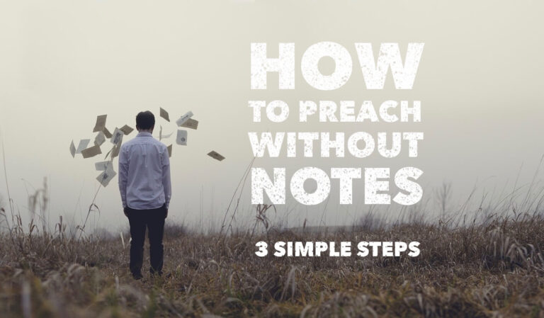 preach without notes