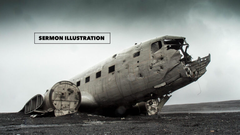 Plane Crash Survivors Endanger Lives to Get Their Bags (Sermon Illustration)