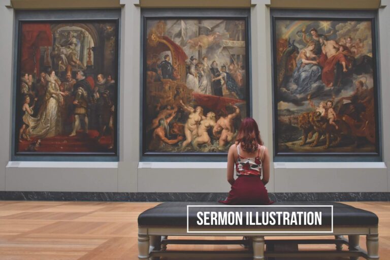 The Rich Father’s Art Auction (Sermon Illustration)