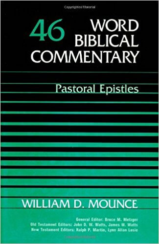 best commentary on Timothym, best commentary on Titus