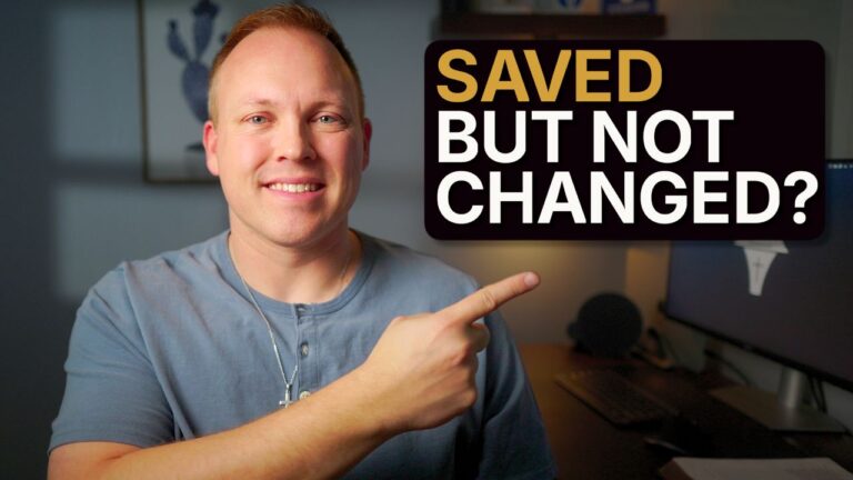 saved but not changed - Do the word James 1:22