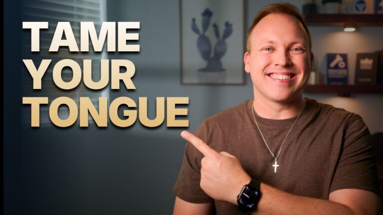 tame your tongue - James 3